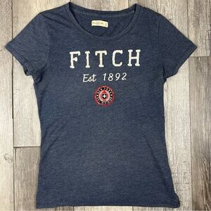 Abercrombie & Fitch Women’s Blue sequence T shirt Y2K New York Devision Size M